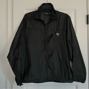 Mountain Hardwear Men’s Black Windbreaker Jacket Small